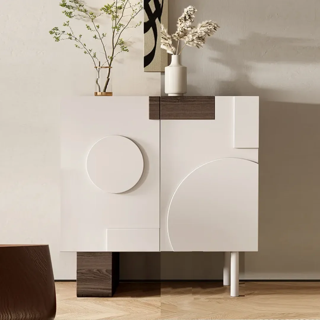 Orla Minimalist Hallway Living Room Side Cabinet - Image 4