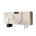 Orla Minimalist Hallway Living Room Side Cabinet - Image 3