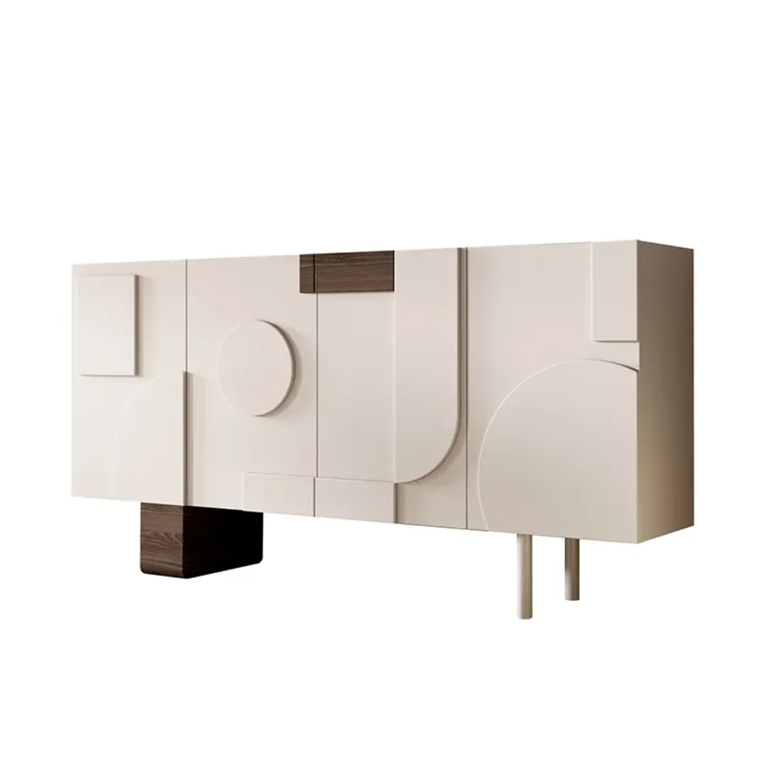 Orla Minimalist Hallway Living Room Side Cabinet - Image 3