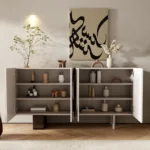 Orla Minimalist Hallway Living Room Side Cabinet - Image 5