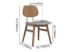 Bride Glen wooden dining chair - Image 11