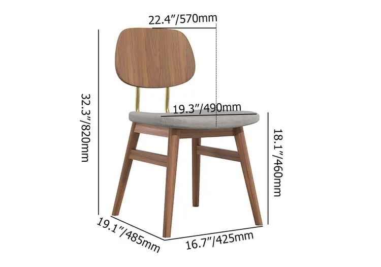 Bride Glen wooden dining chair - Image 11