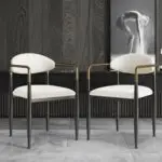LuxeVelvet Contemporary Dining Chair - Elegant & Versatile