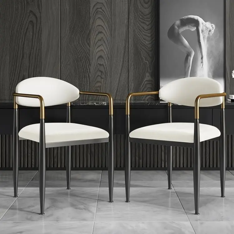 2025/05/1000160016.jpg LuxeVelvet Contemporary Dining Chair - Elegant & Versatile - Image 1