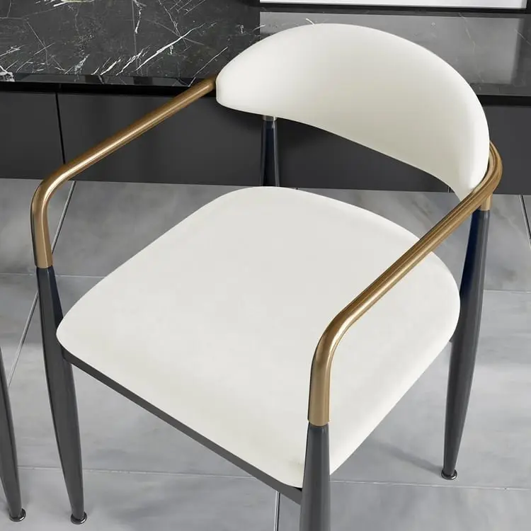 LuxeVelvet Contemporary Dining Chair - Elegant & Versatile - Image 3