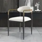 LuxeVelvet Contemporary Dining Chair - Elegant & Versatile - Image 4