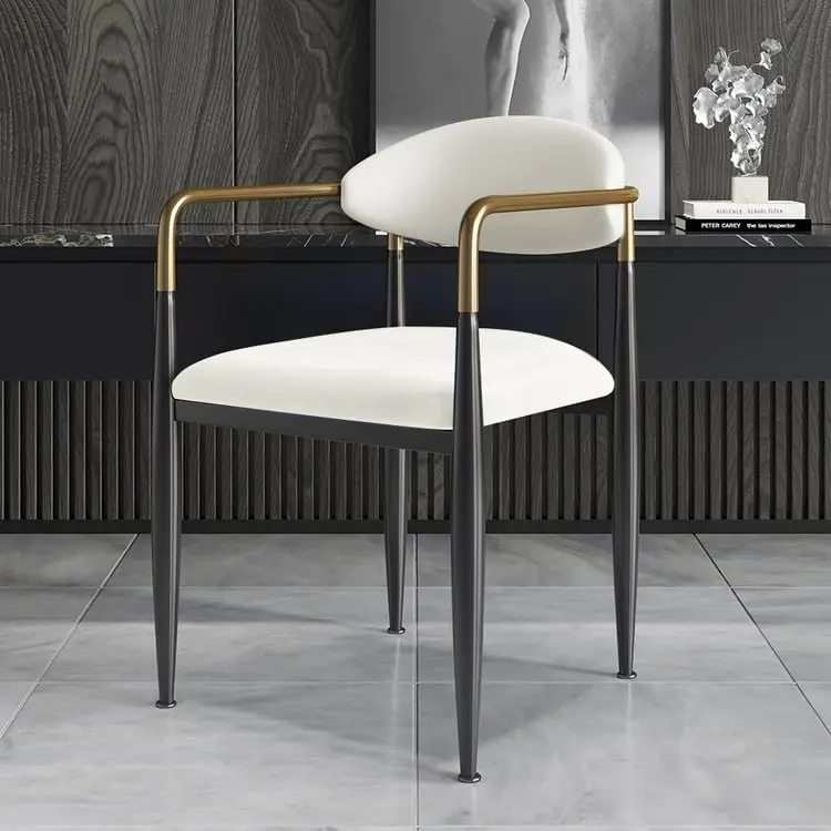 LuxeVelvet Contemporary Dining Chair - Elegant & Versatile - Image 4