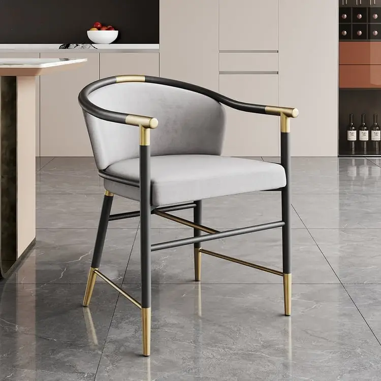 2025/05/1000160022.jpg Retro design LuxeSheen Western Restaurant Dining Chair - Image 1