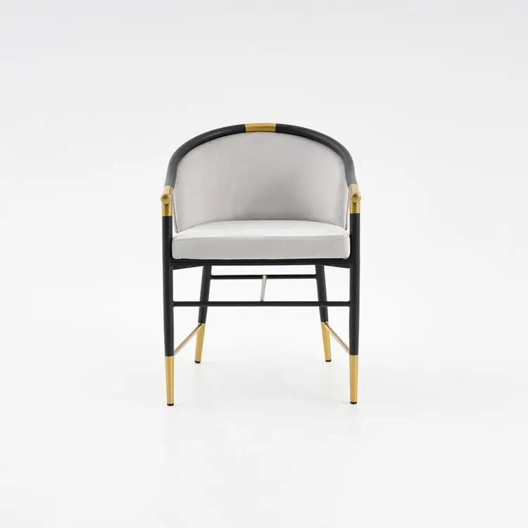 Retro design LuxeSheen Western Restaurant Dining Chair - Image 4