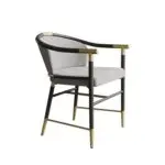 Retro design LuxeSheen Western Restaurant Dining Chair - Image 3