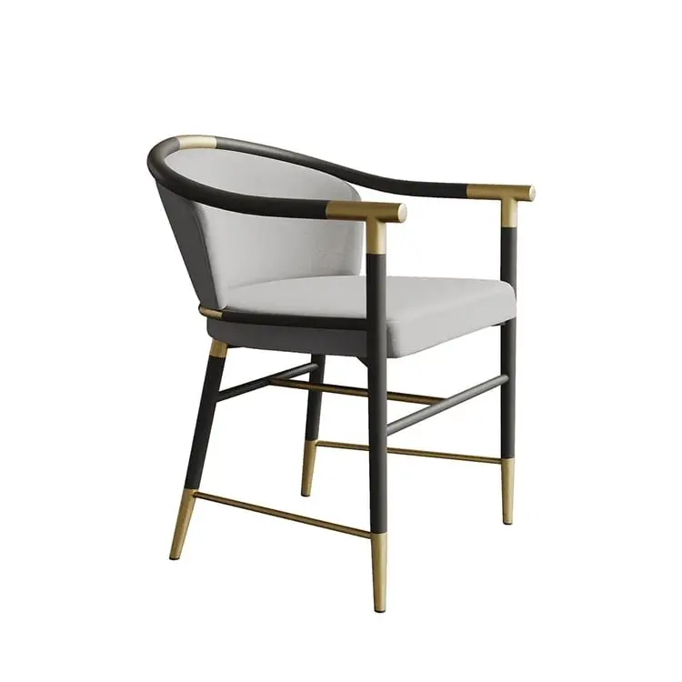 Retro design LuxeSheen Western Restaurant Dining Chair - Image 3