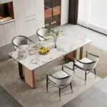 Retro design LuxeSheen Western Restaurant Dining Chair - Image 5
