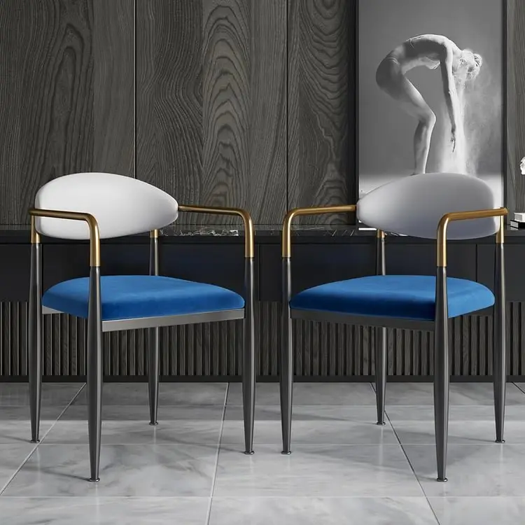 LuxeVelvet Contemporary Dining Chair - Elegant & Versatile - Image 2