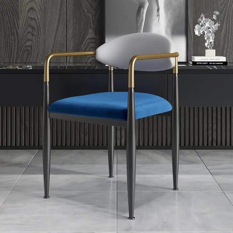LuxeVelvet Contemporary Dining Chair - Elegant & Versatile - Image 11