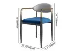 LuxeVelvet Contemporary Dining Chair - Elegant & Versatile - Image 10