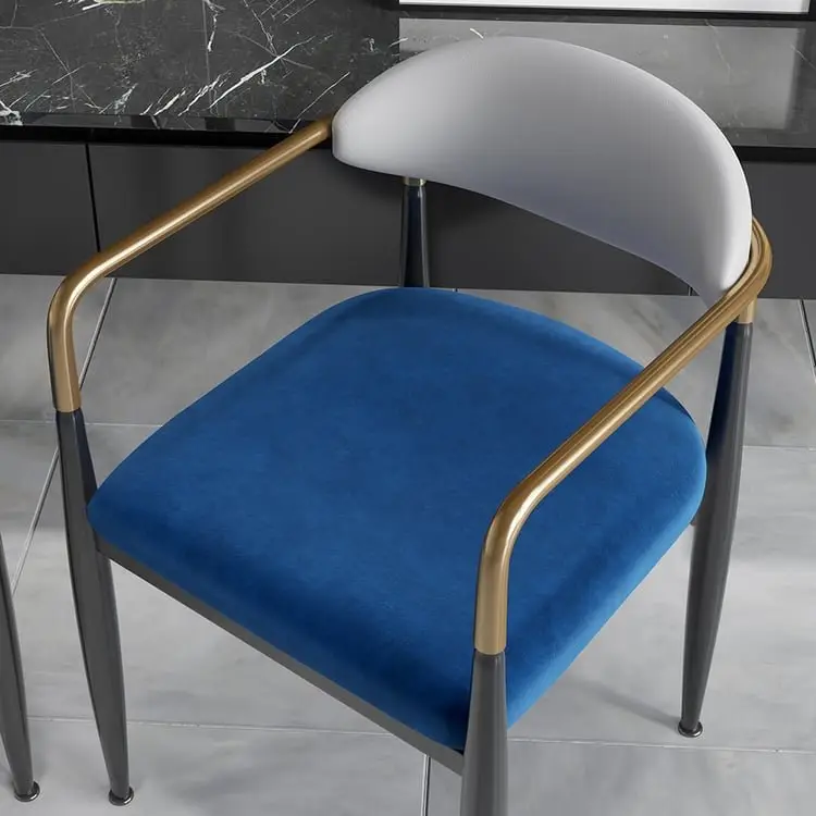 LuxeVelvet Contemporary Dining Chair - Elegant & Versatile - Image 6