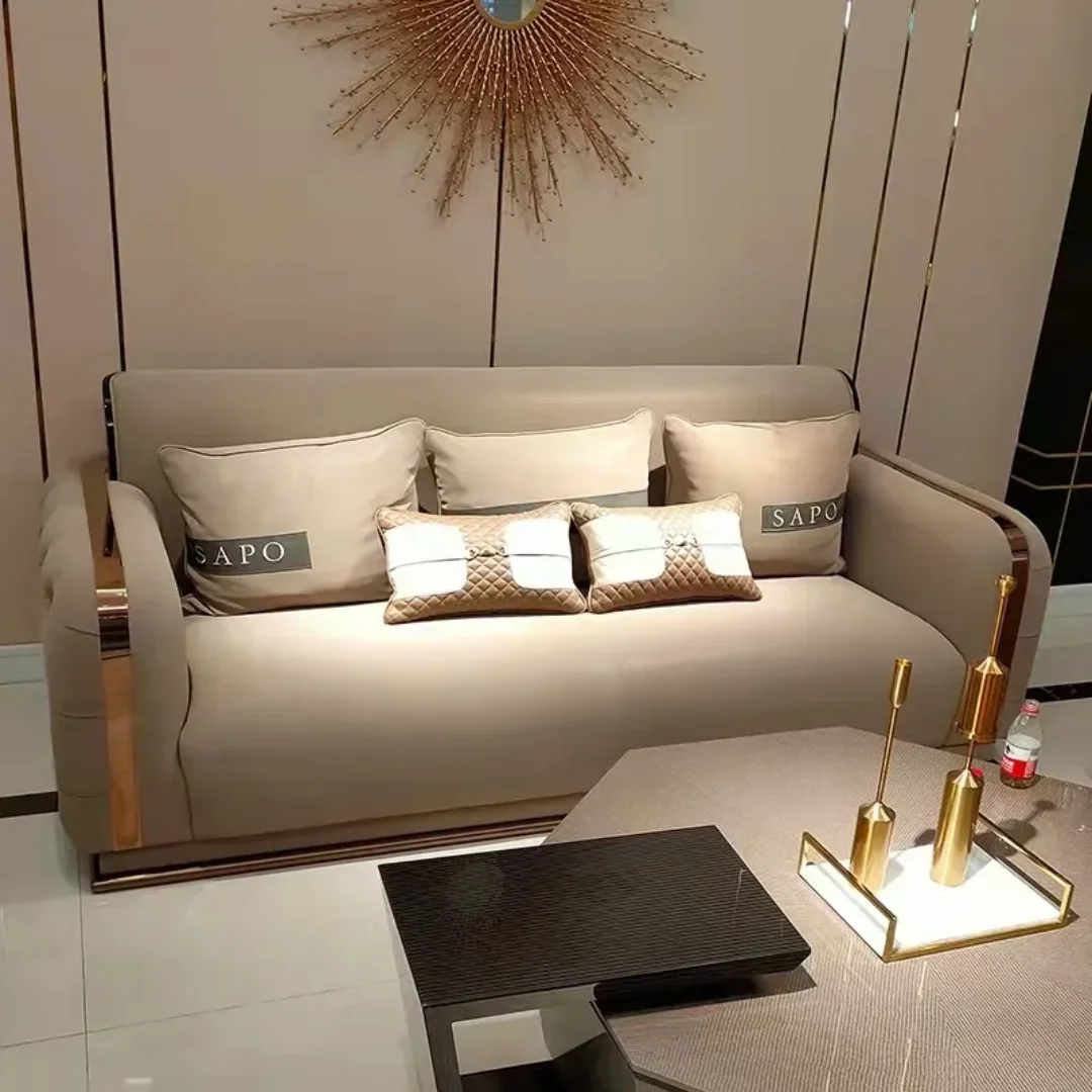 Noah Luxurious Velvet leather 5-Seater sofa - Image 2