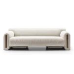 Shilon Luxurious Velvet leather 5-seater Sofa - Image 2