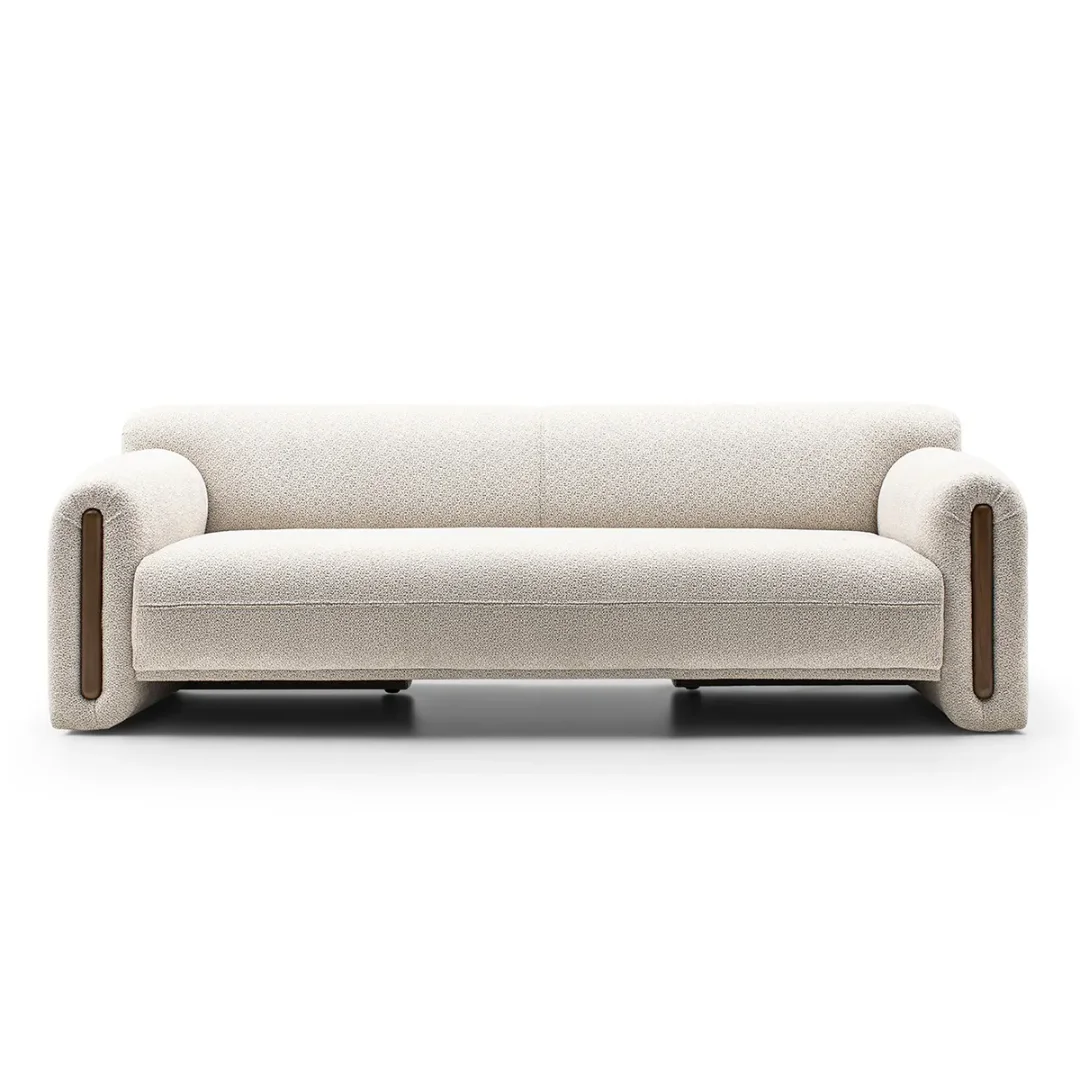 Shilon Luxurious Velvet leather 5-seater Sofa - Image 2