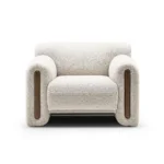 Shilon Luxurious Velvet leather 5-seater Sofa - Image 3