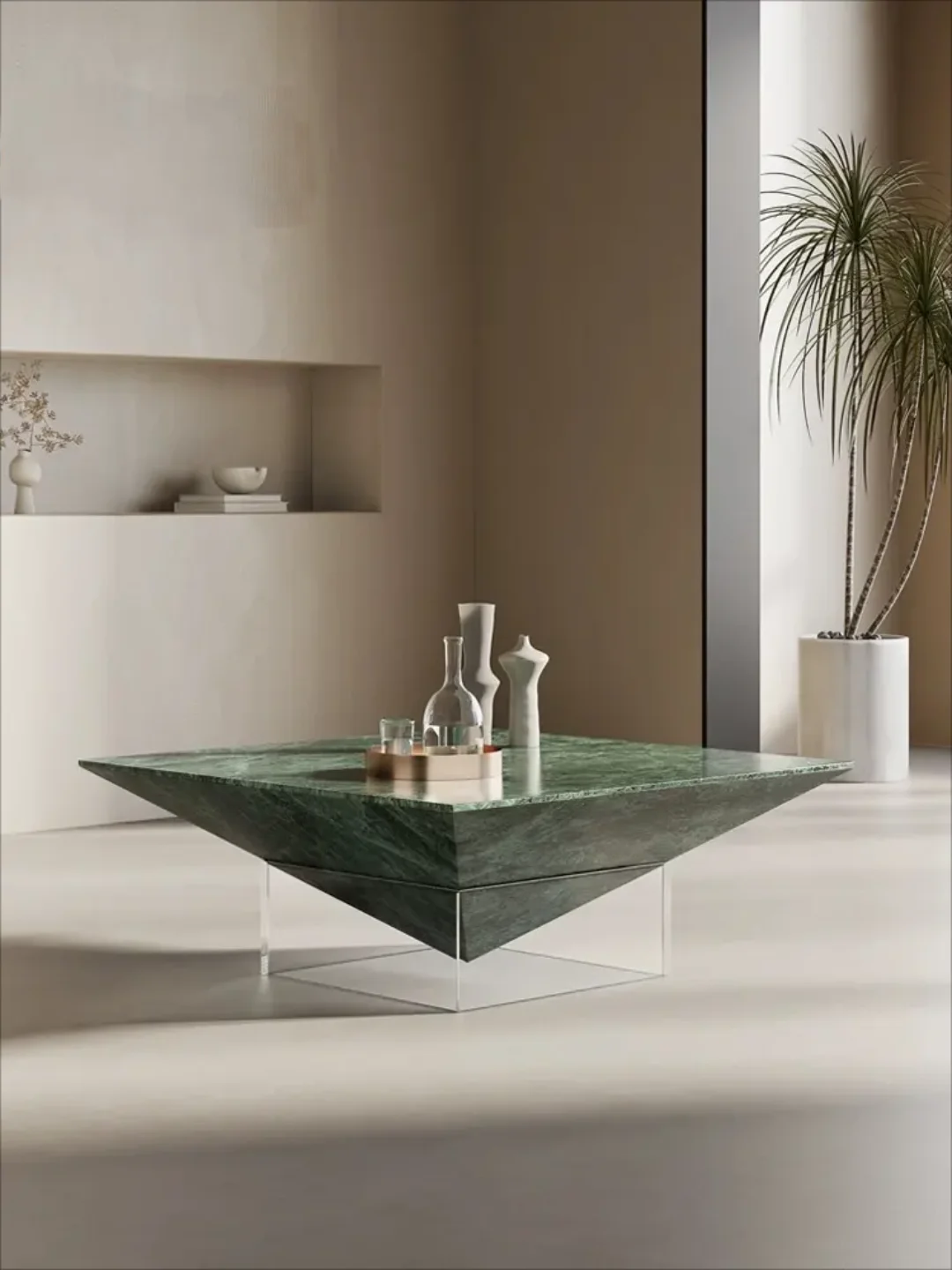 Square Marble Simple and Creative Coffee Table for Small Nordic Living Room - Image 3