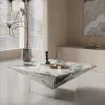 Square Marble Simple and Creative Coffee Table for Small Nordic Living Room - Image 5