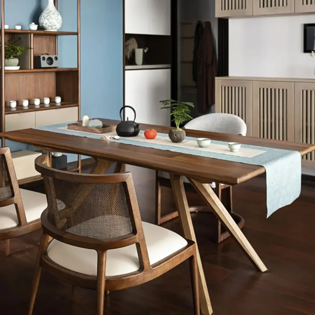 Sherpa Modern Solid Wood Home Interior Decoration Luxury Dining Chair - Image 2