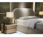 Reflex Modern Italian Design Luxury Bed King Size Modern Leather Bed