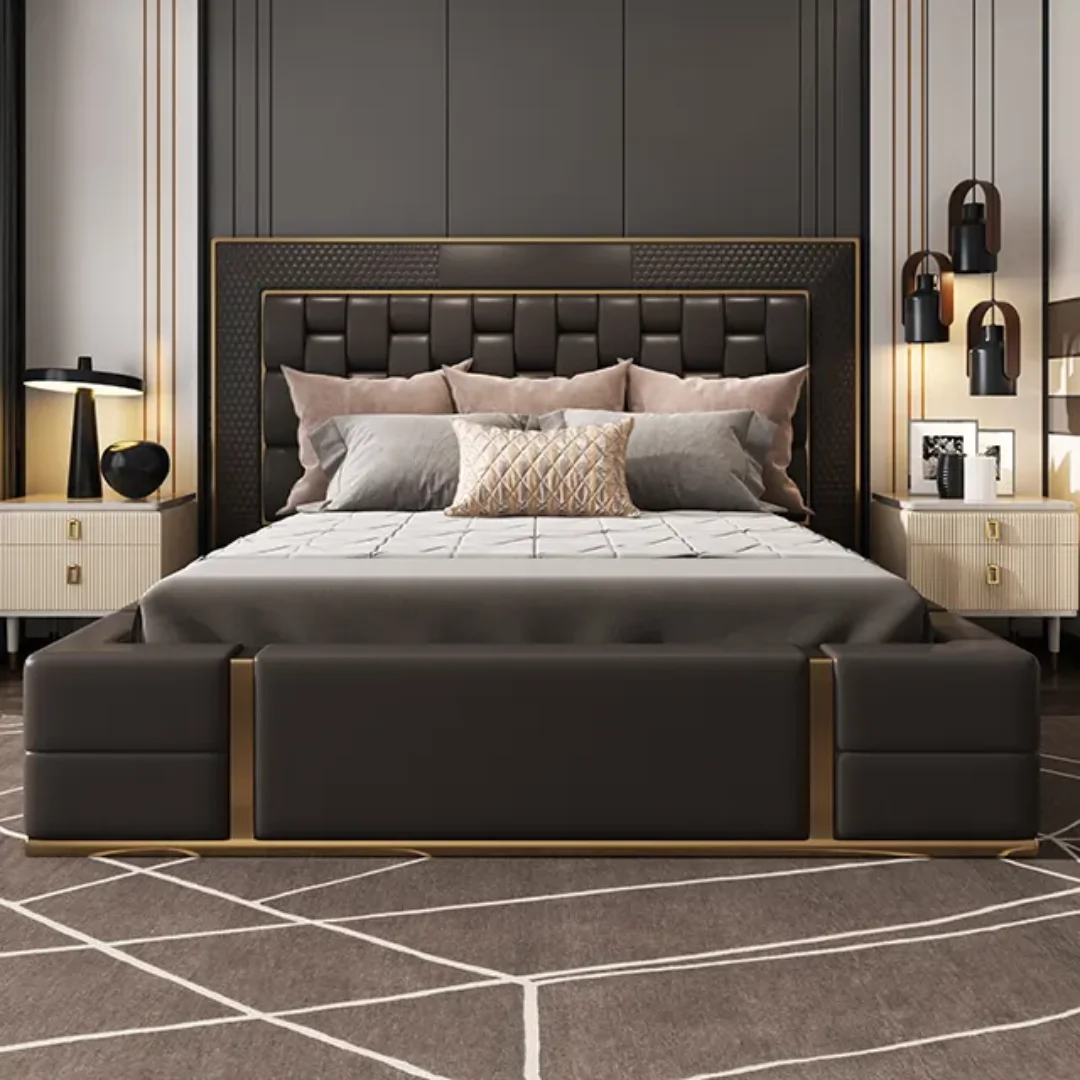 2025/05/1000160793.png Modern Minimalist Design Simple PU Leather Bed modern King size bed - Image 1