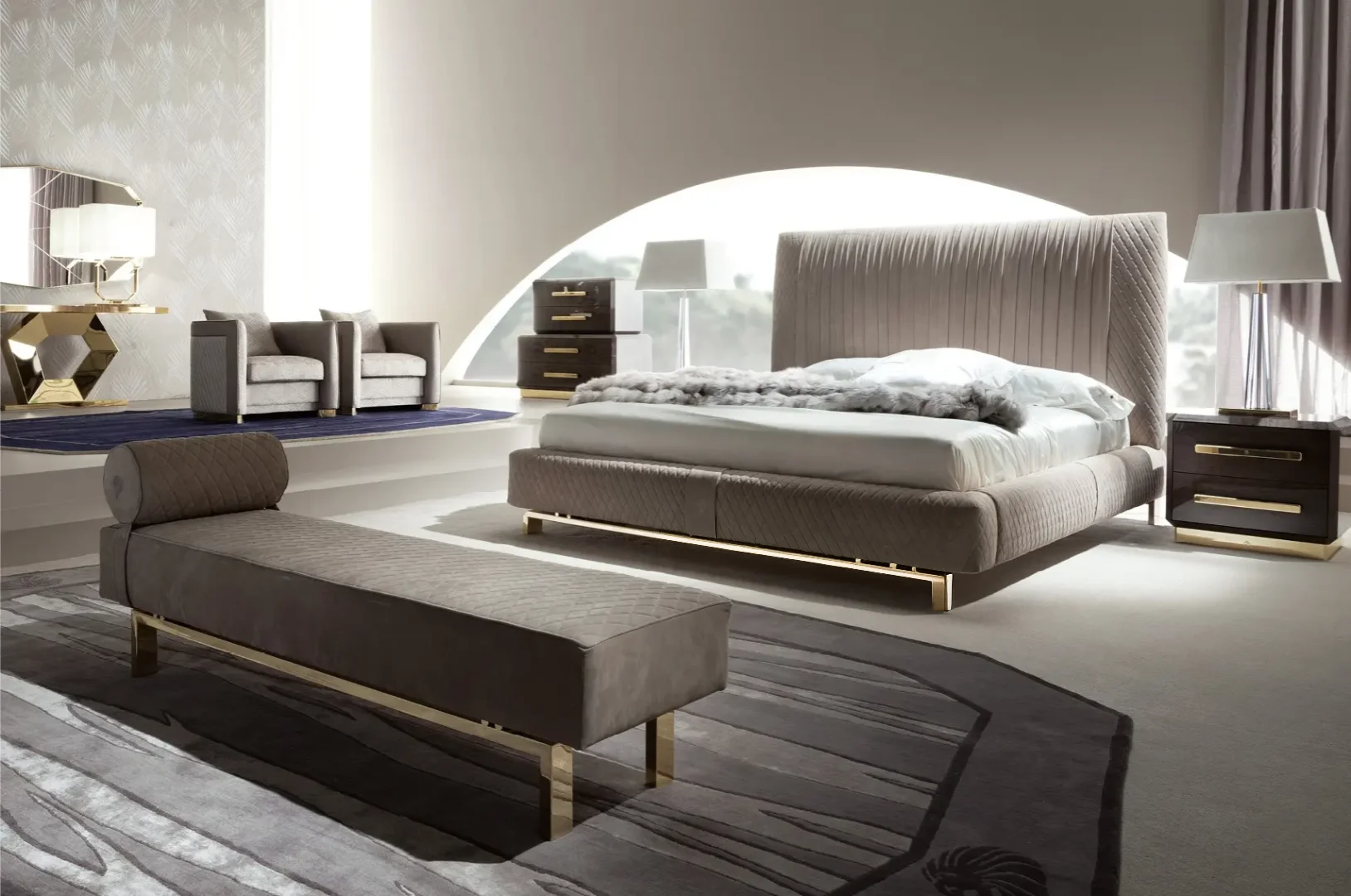 Crosby Daisy Luxury Modern bed - Image 6