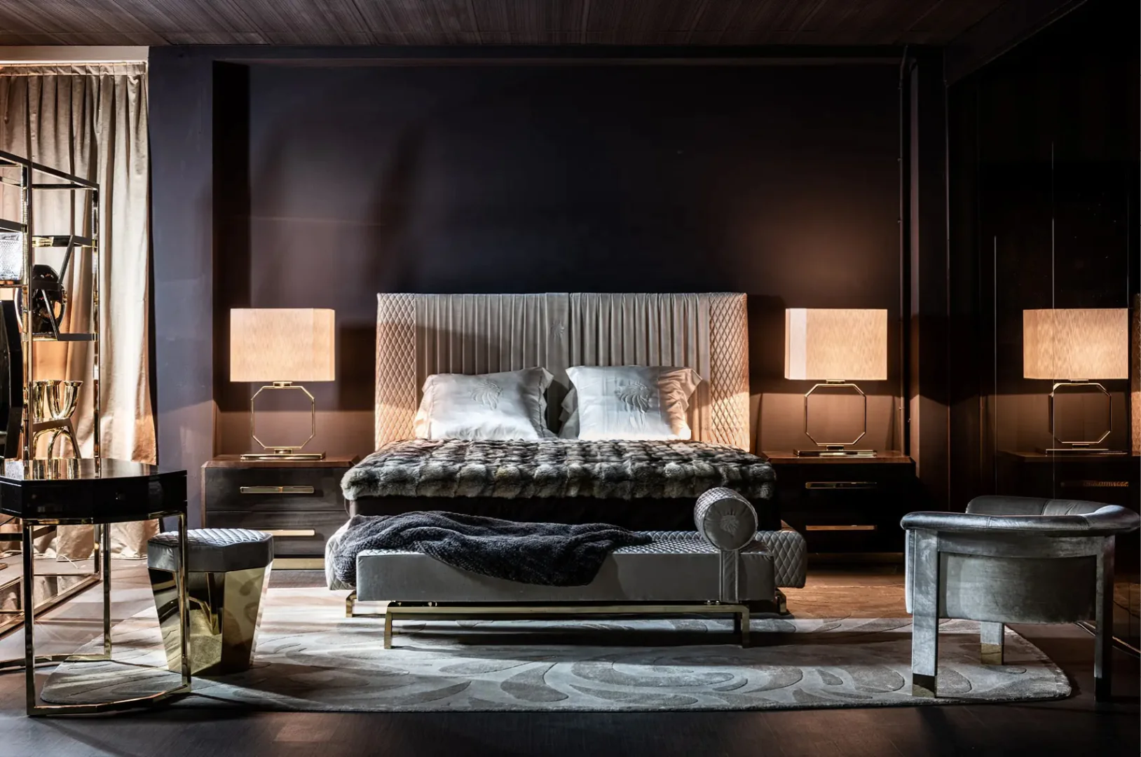 Sattya Bed Comfortable King Size Modern Upholstered Bed - Image 6