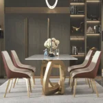 Crosby Cosmos Modern Style Luxury Dining Table - Image 2