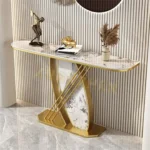 Luxury Modern  Marble Hallway Table Home Furniture - Image 4