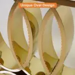 Modern Marble Console Table – Gold Finish | Luxury Meets Geometry - Image 4