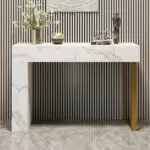 Rock Slate Top Console Tables Modern Style Living Room Table - Image 7