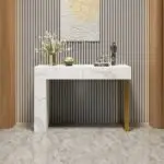 Rock Slate Top Console Tables Modern Style Living Room Table - Image 2