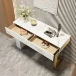 Rock Slate Top Console Tables Modern Style Living Room Table - Image 11