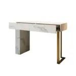Rock Slate Top Console Tables Modern Style Living Room Table - Image 5