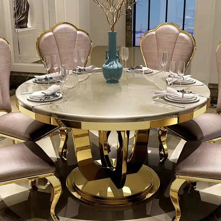 2025/05/1000161776.jpg Daniel Elegant 6-Seater Marble Dining Table Set – Modern Luxury for Your Home - Image 1