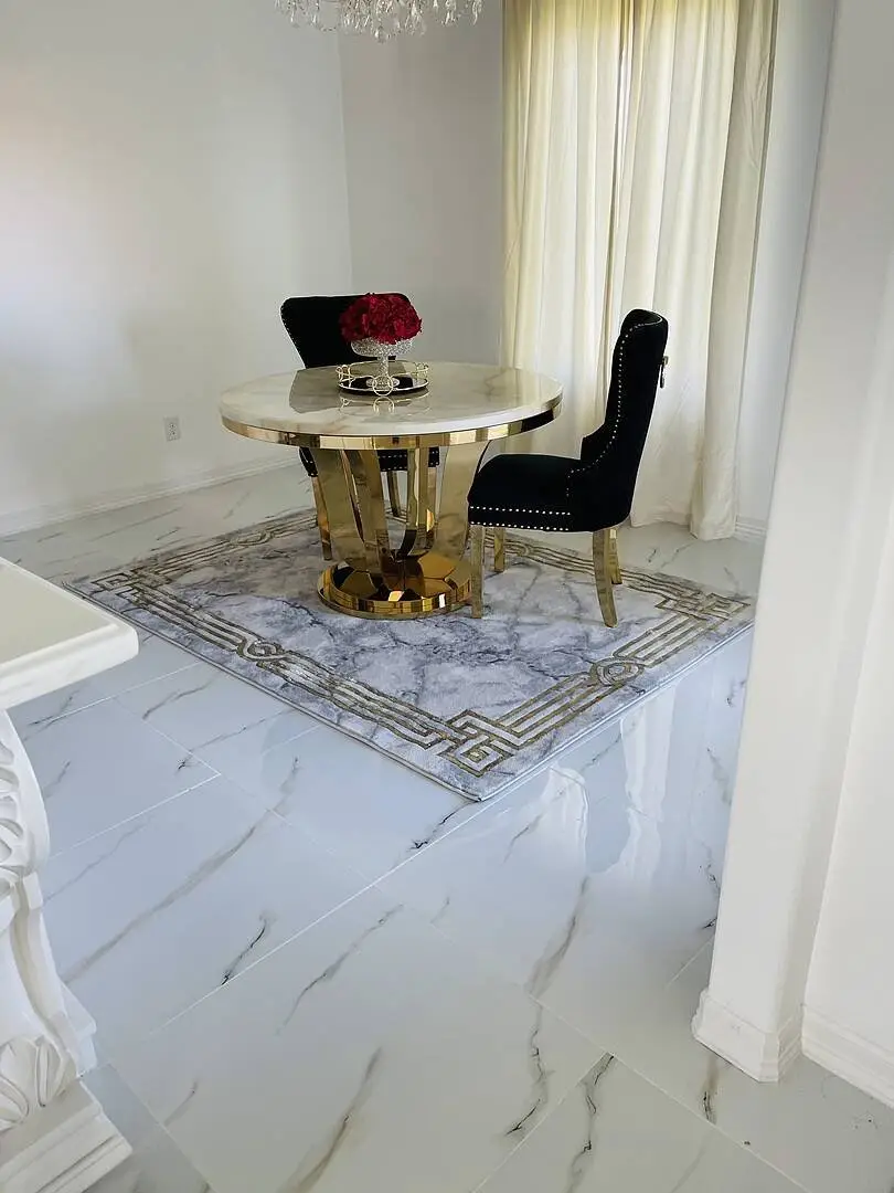 Daniel Elegant 6-Seater Marble Dining Table Set – Modern Luxury for Your Home - Image 4