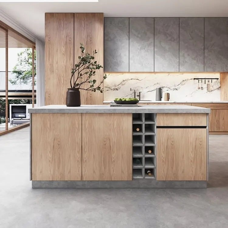 Gamma Modular Kitchen Island – Storage cabinet - Image 4