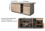 Gamma Modular Kitchen Island – Storage cabinet - Image 10