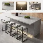 Gamma Modular Kitchen Island – Storage cabinet - Image 21