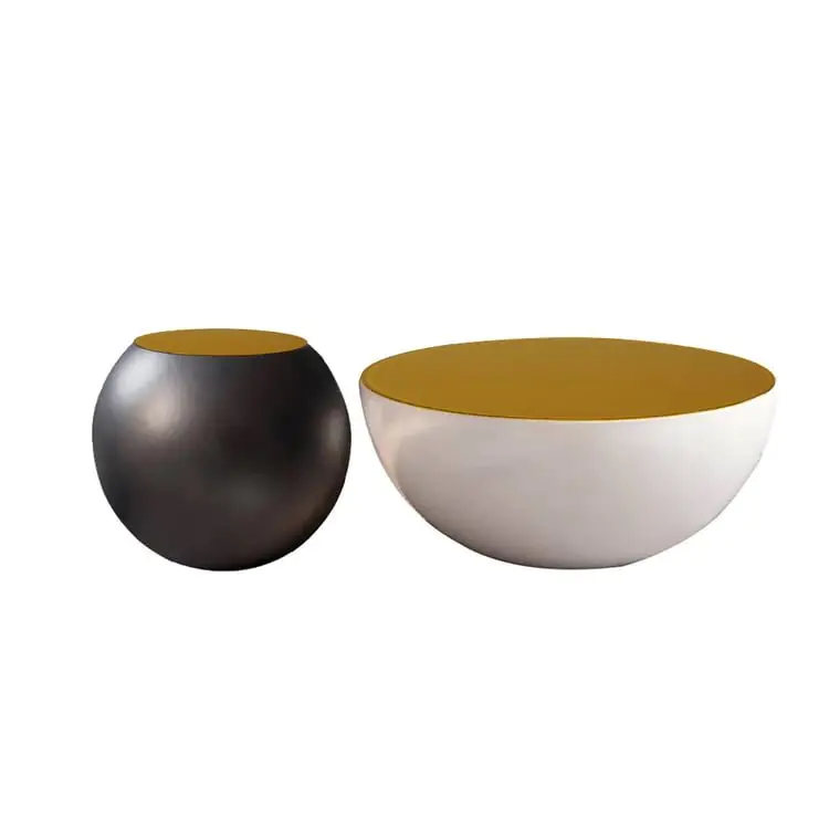 DesignDecor Modern Nordic Style Coffee Table (Pair) - Image 11