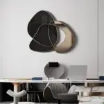 Coral Luxurious Gold Metal Frame Wall Mirror - Elegant hotel lobby Decor - Image 12