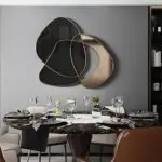 Coral Luxurious Gold Metal Frame Wall Mirror - Elegant hotel lobby Decor - Image 14