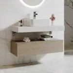 Nicki Vanity Wood cabinet with Basin