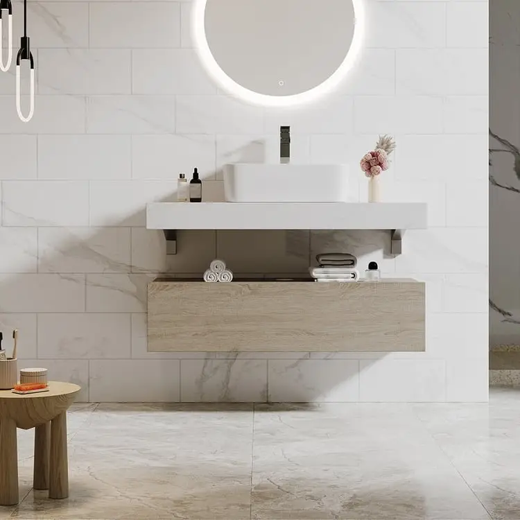 Nicki Vanity Wood cabinet with Basin - Image 2