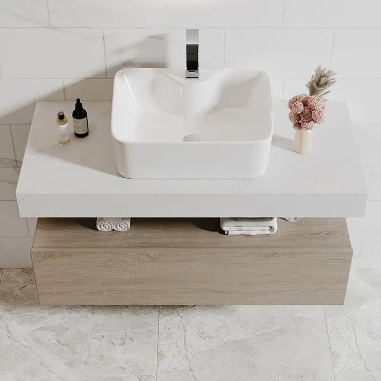 Nicki Vanity Wood cabinet with Basin - Image 9
