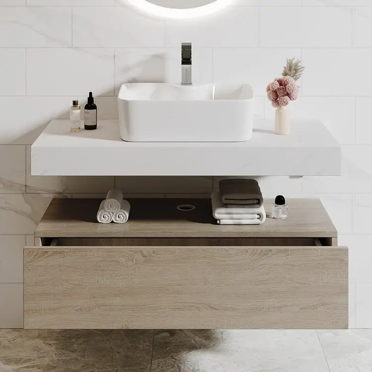 Nicki Vanity Wood cabinet with Basin - Image 3